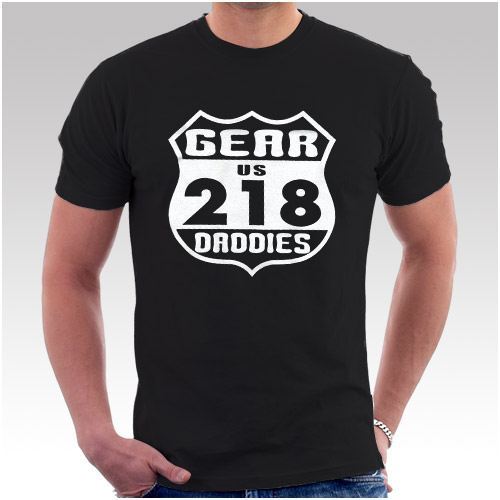 Mens Black 218 TShirt Gear Daddies